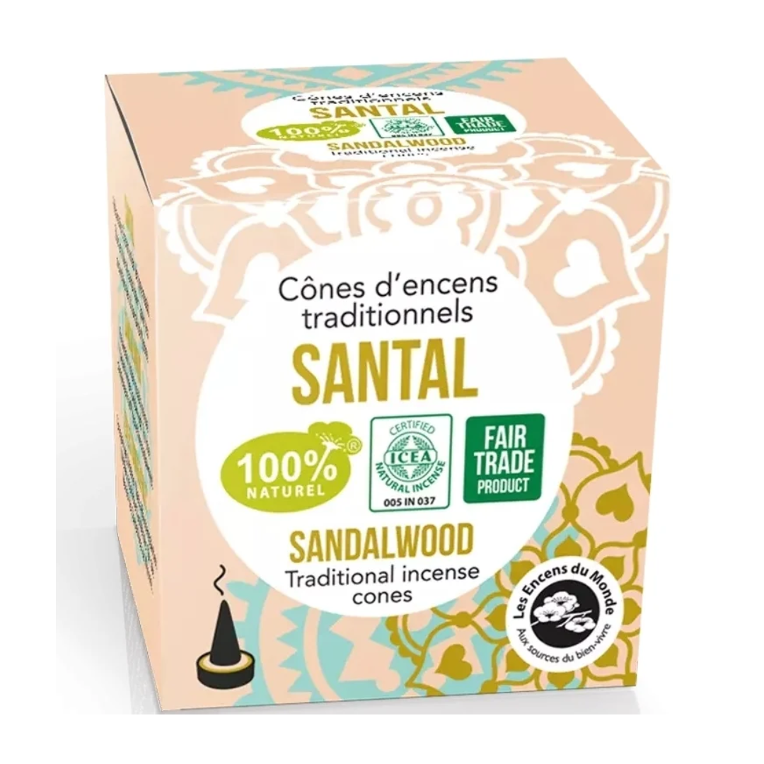 Conuri parfumate santal 12 buc Aromandise