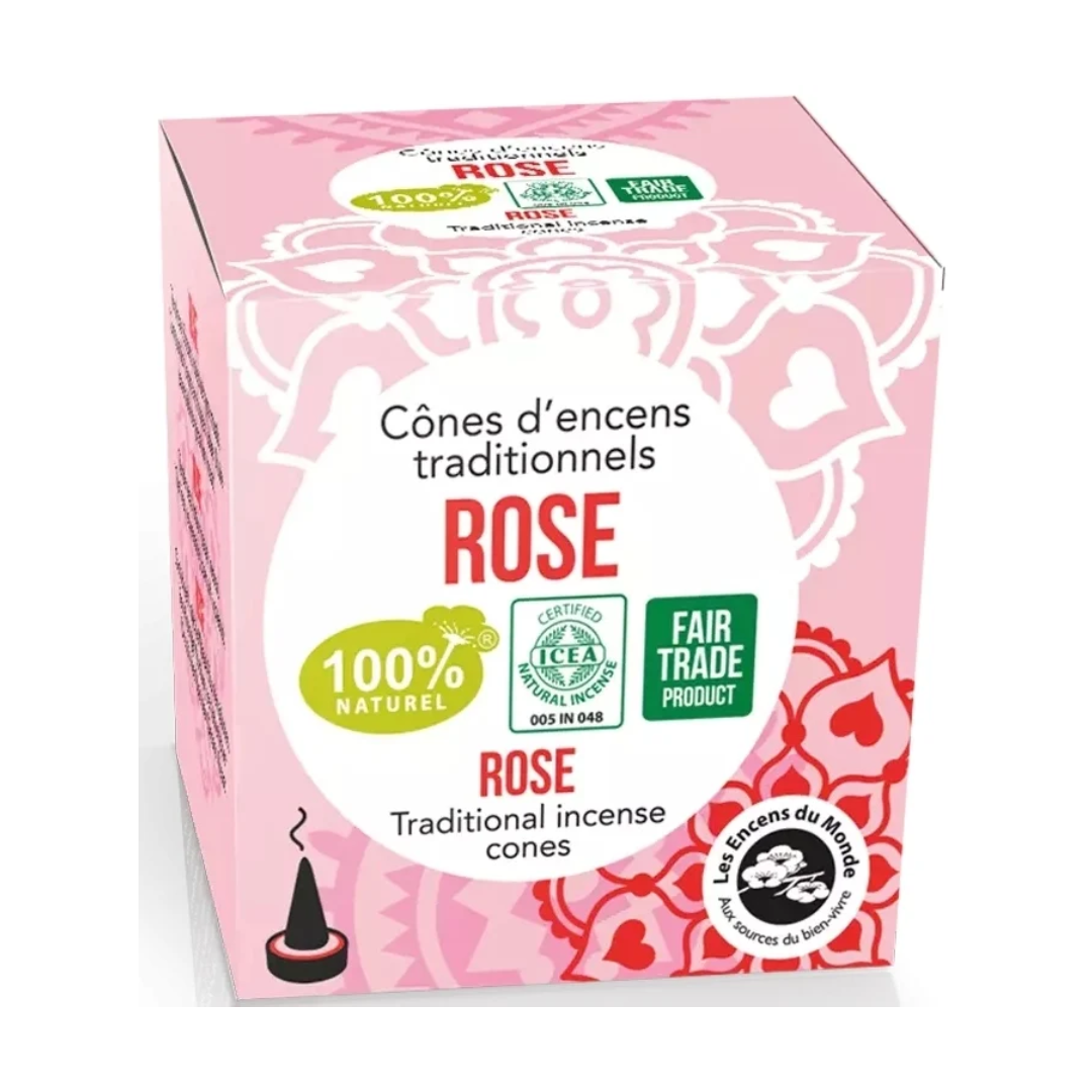 Conuri parfumate trandafir 12 buc Aromandise