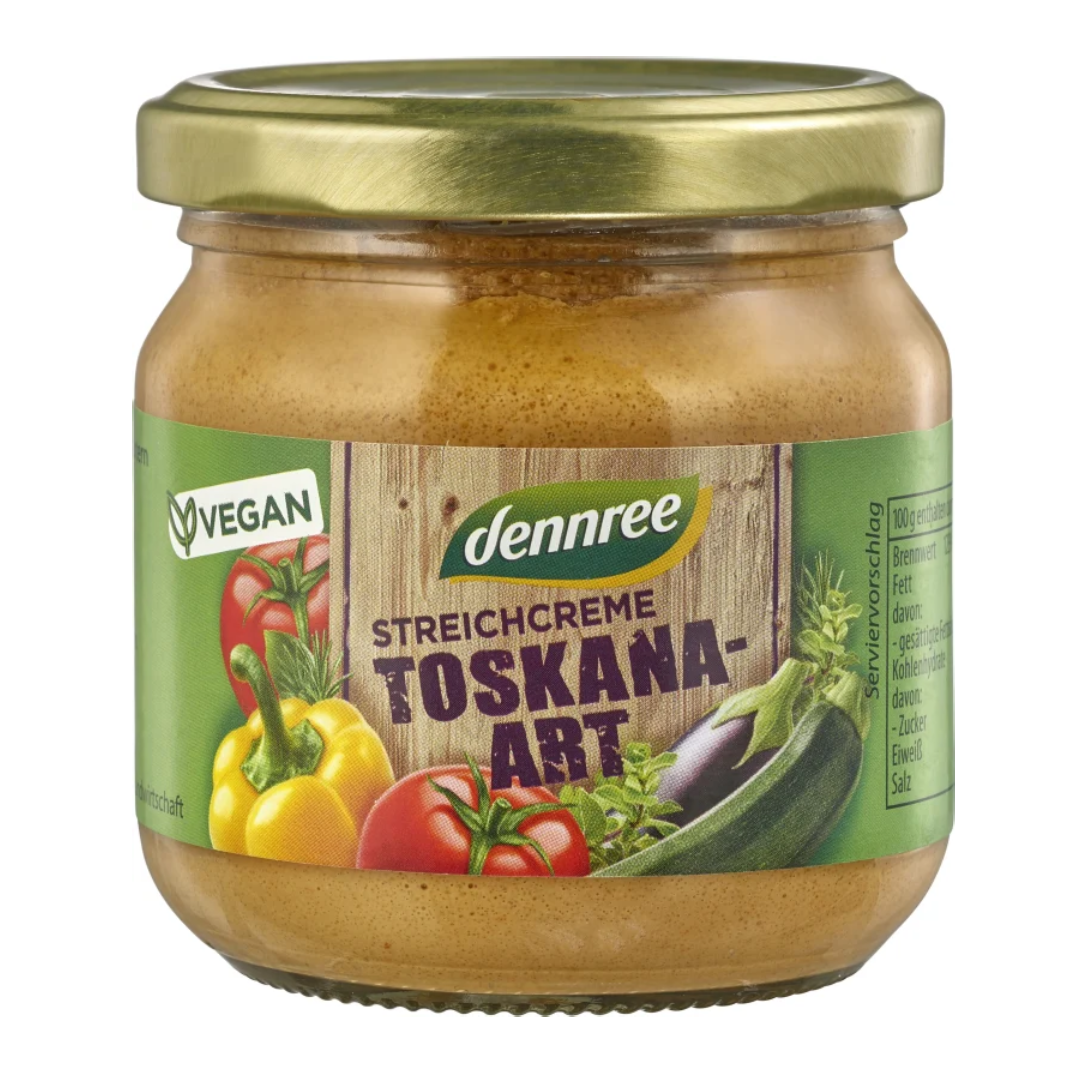 Crema tartinabila toscana bio 180g Dennree