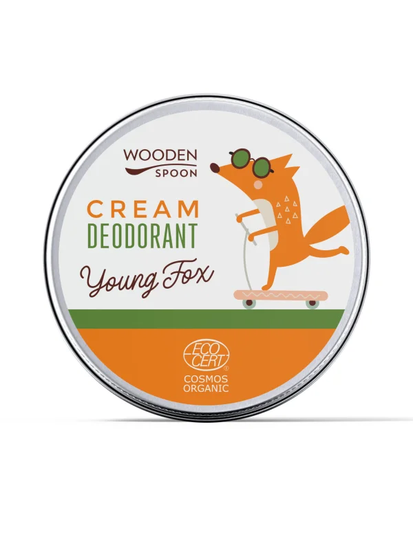 Deodorant crema pentru tineri Young Fox 60ml Wooden Spoon