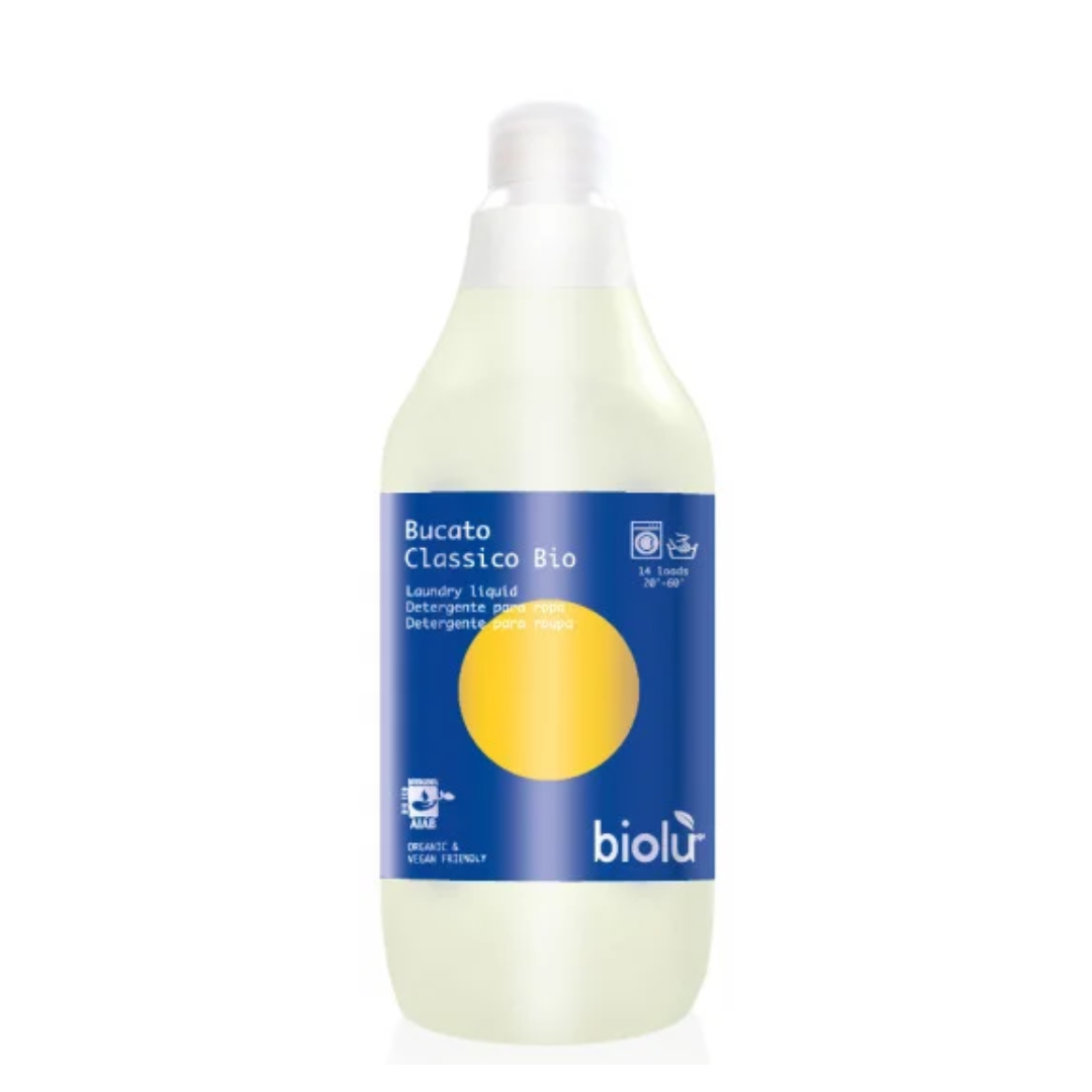 Detergent lichid pentru rufe albe si colorate ecologic 1l Biolu