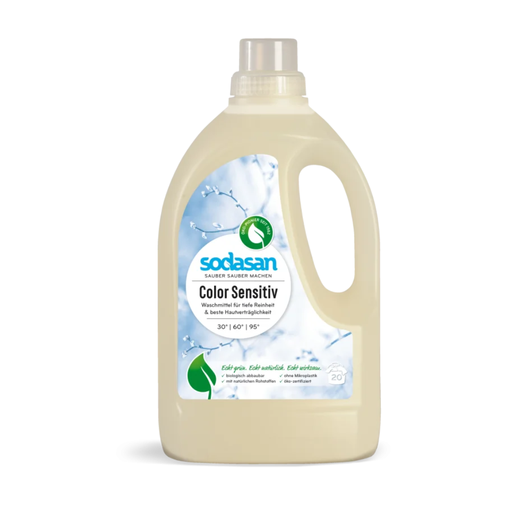 Detergent lichid pentru rufe colorate sensitiv ecologic 1.5l Sodasan
