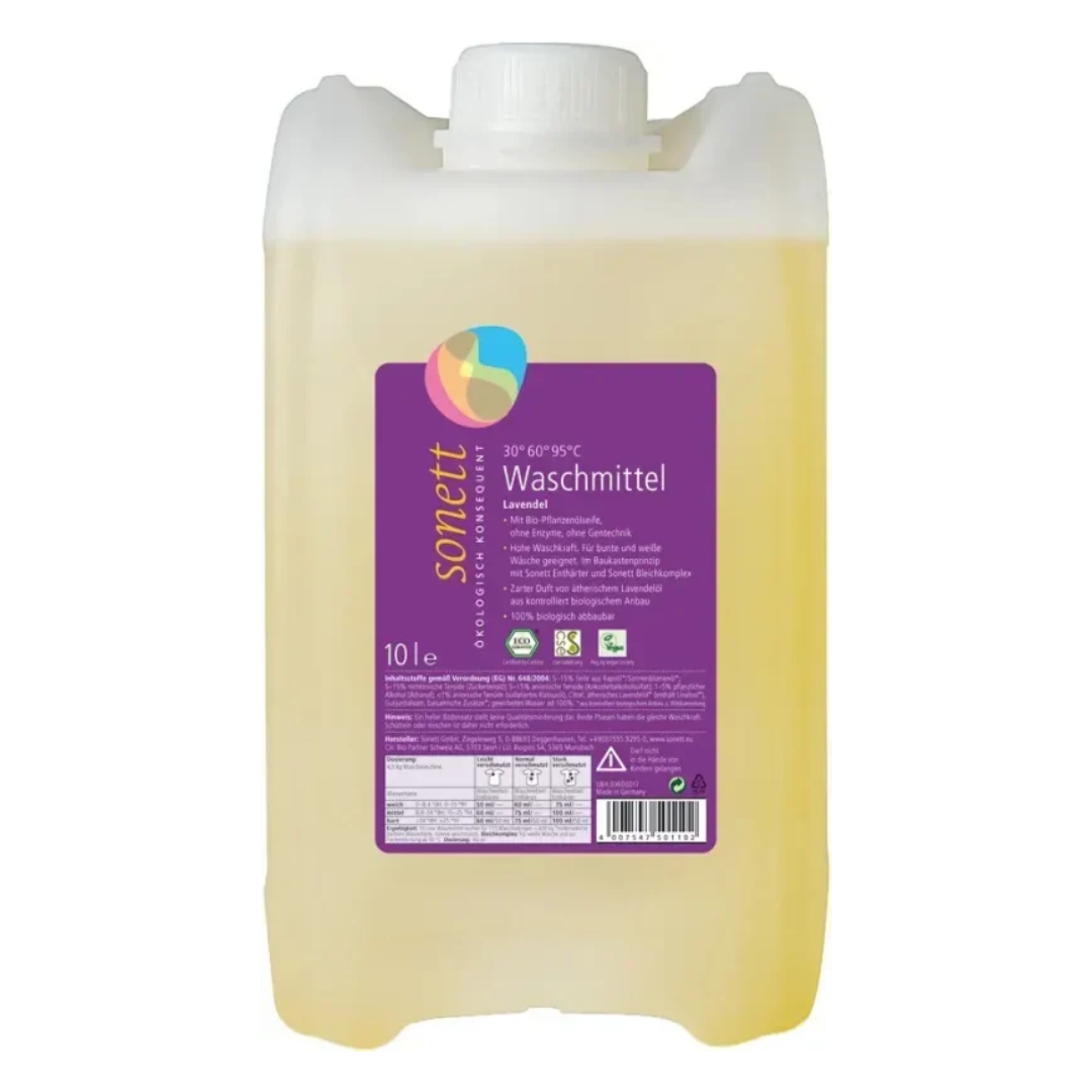 Detergent lichid pentru rufe cu lavanda ecologic 10l Sonett