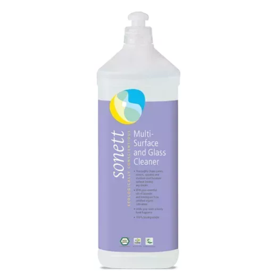 Detergent lichid pentru sticla si alte suprafete ecologic 1l Sonett