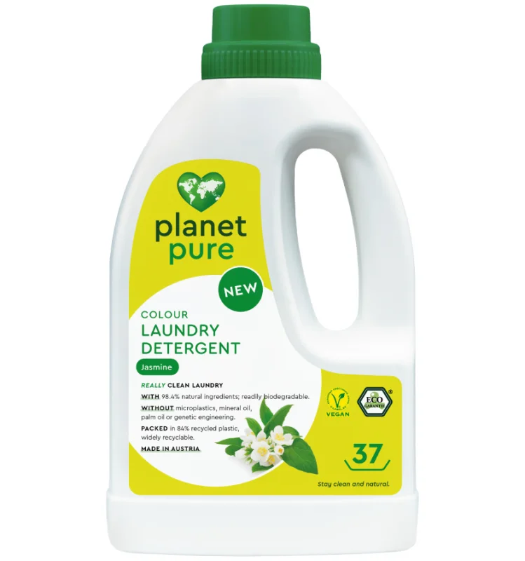 Detergent bio pentru rufe colorate – iasomie – 1.48 litri, Planet Pure