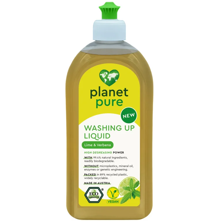 Detergent bio pentru vase – lime si verbena – 500ml Planet Pure
