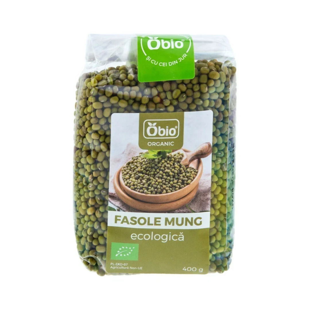 Fasole mung bio 400g Obio