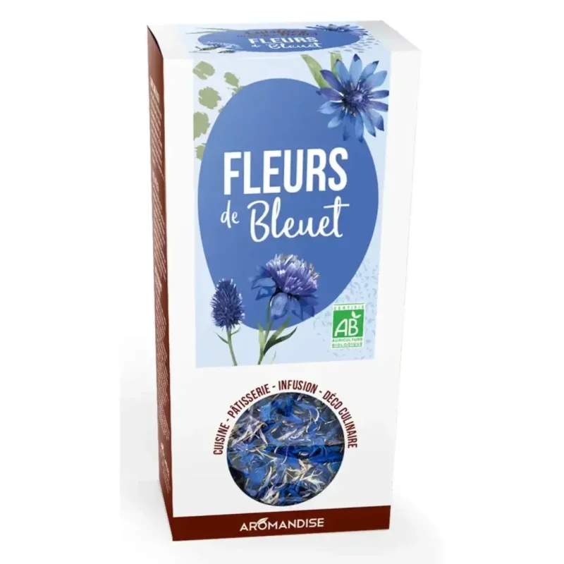 Flori de albastrele – uz culinar bio 15g Aromandise