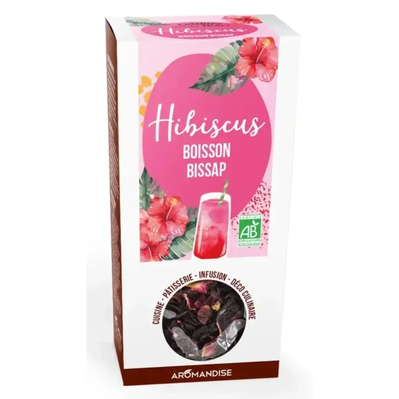 Flori de hibiscus – uz culinar bio 80g Aromandise
