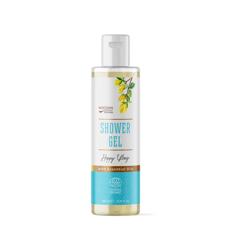 Gel de dus cu portocala si ylang-ylang ecologic 200ml Wooden Spoon