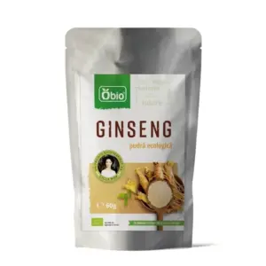 Ginseng panax pudra bio 60g Obio