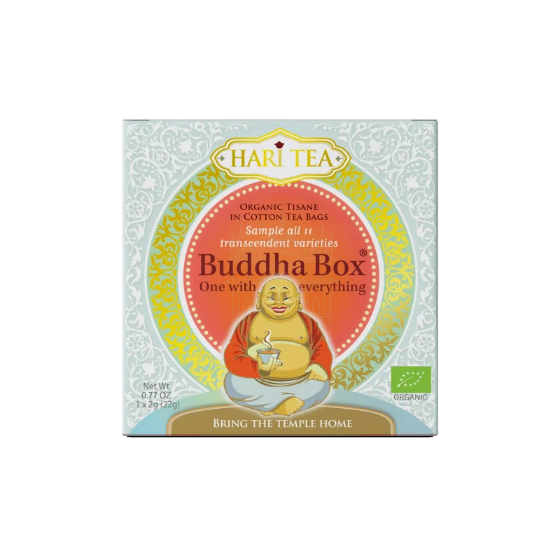 Ceai budha box – cutie cu toate cele 11 ceaiuri Hari Tea bio 11dz x 2g 22g Hari Tea
