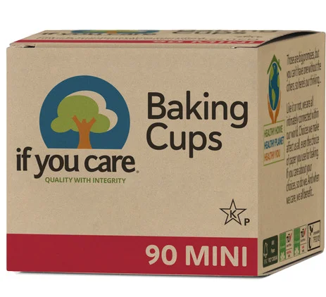 Hartie de copt briose nealbita compostabila mini 90buc If You Care