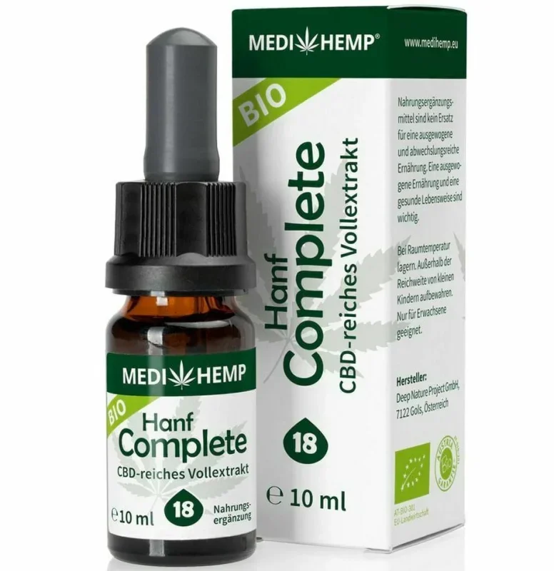 Hemp complete 18% cbd bio 10ml Medihemp