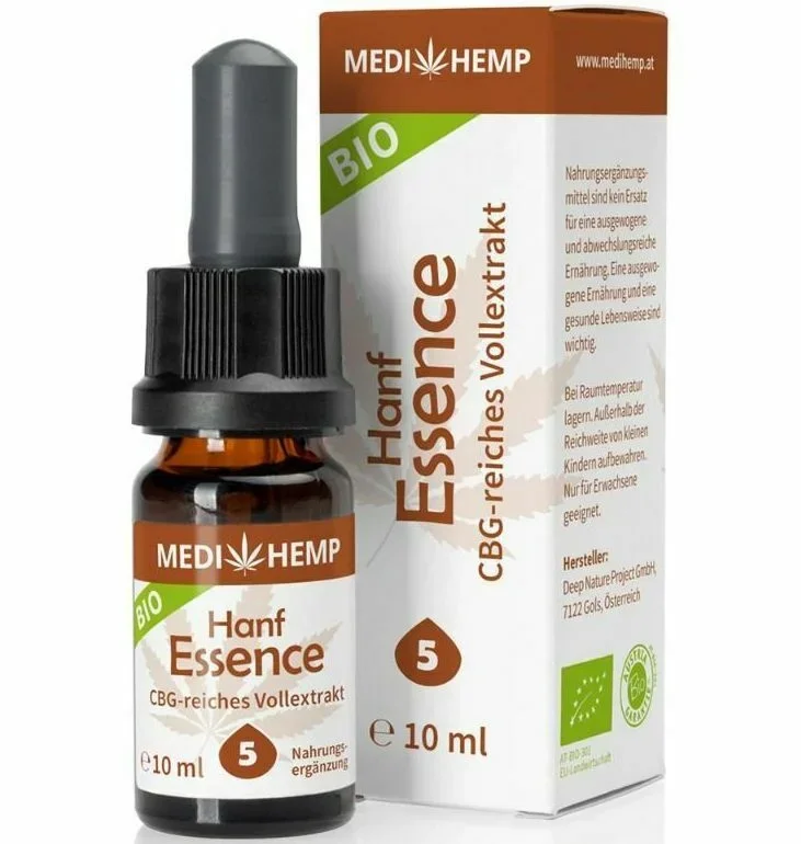 Hemp essence cu cbg 5% bio 10ml Medihemp