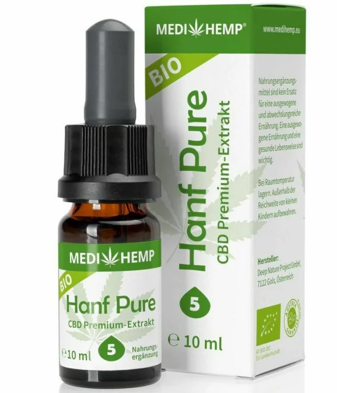 Hemp pure 5% cbd bio 10ml Medihemp