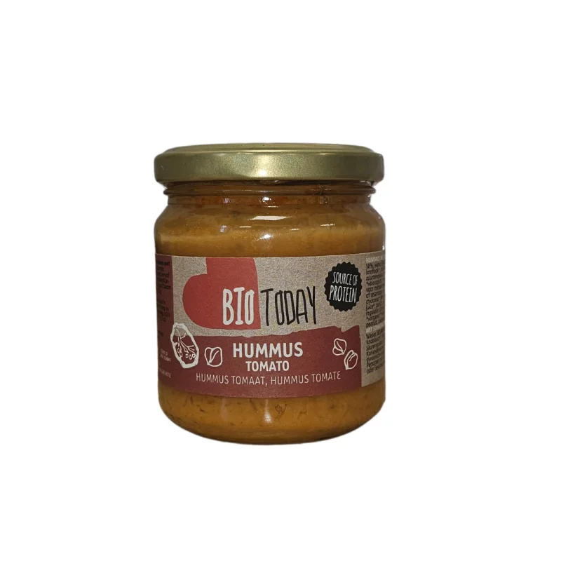 Hummus cu rosii bio 210g Bio Today
