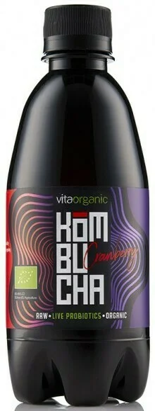 Kombucha cu merisoare bio 330ml Vita Organic