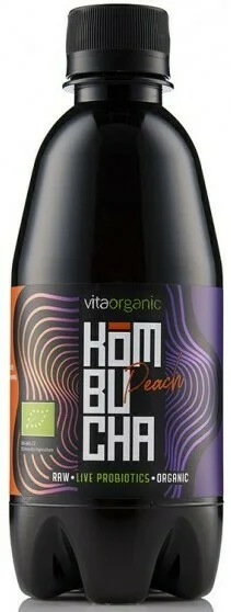 Kombucha cu piersici bio 330ml Vita Organic