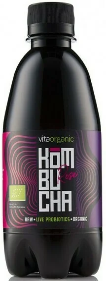 Kombucha cu trandafir bio 330ml Vita Organic