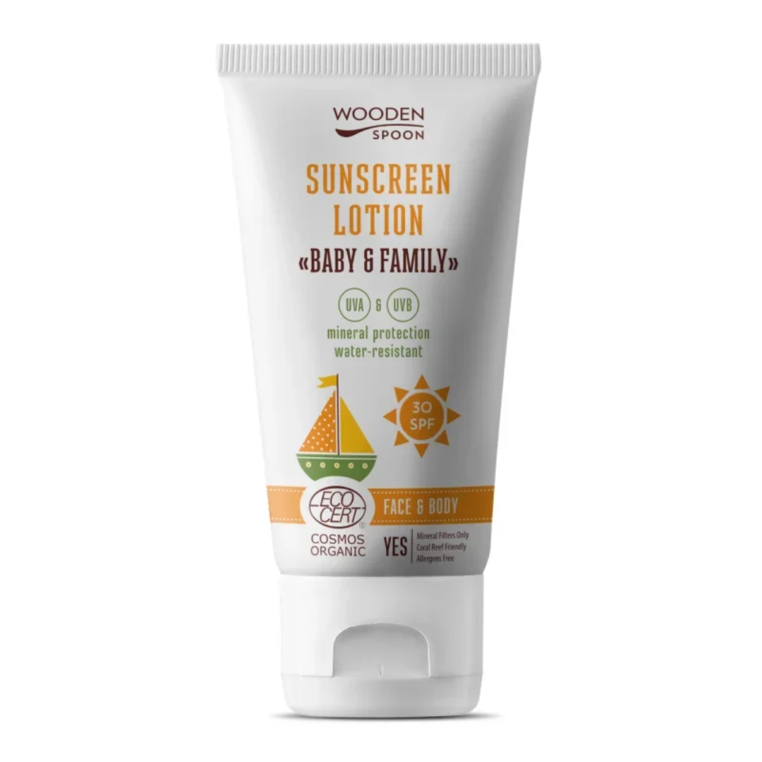 Lotiune protectie solara spf 30 ecologic 150ml Wooden Spoon
