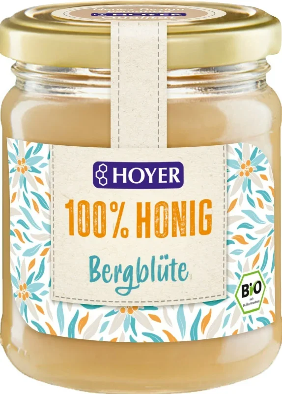 Miere de flori de munte bio 250g Hoyer