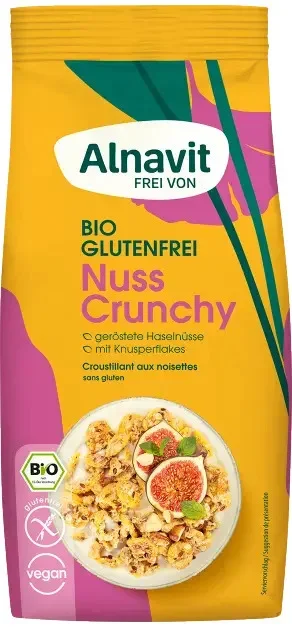 Musli crocant cu alune de padure bio 300g Alnavit