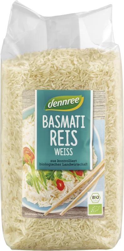 Orez basmati alb bio 1kg Dennree