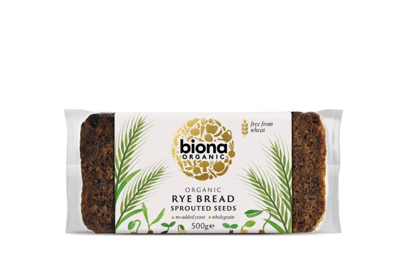 Paine integrala din secara cu seminte germinate vitality bio 500g Biona