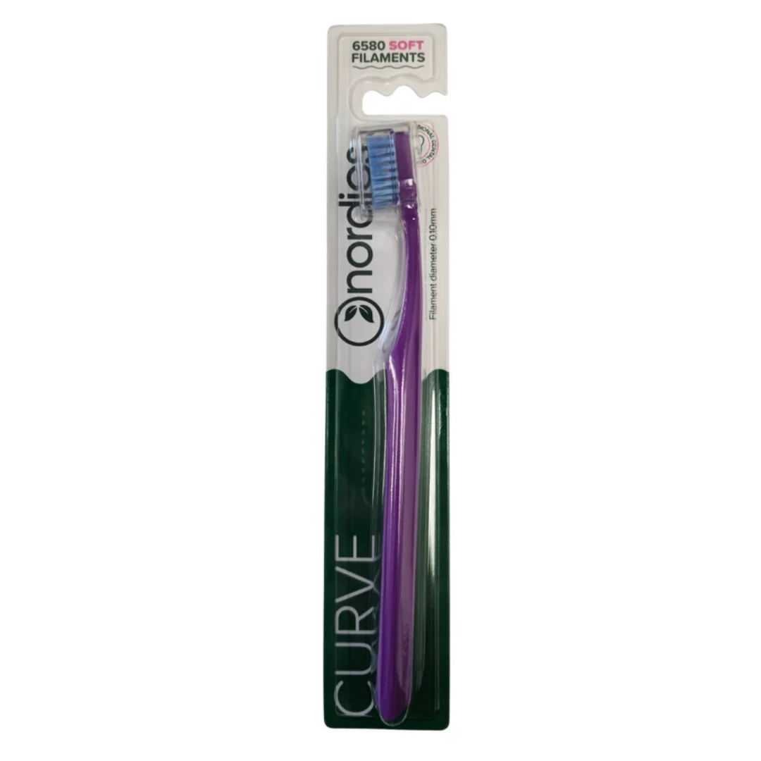 Periuta de dinti Curve 6580 filamente – moale – violet Nordics