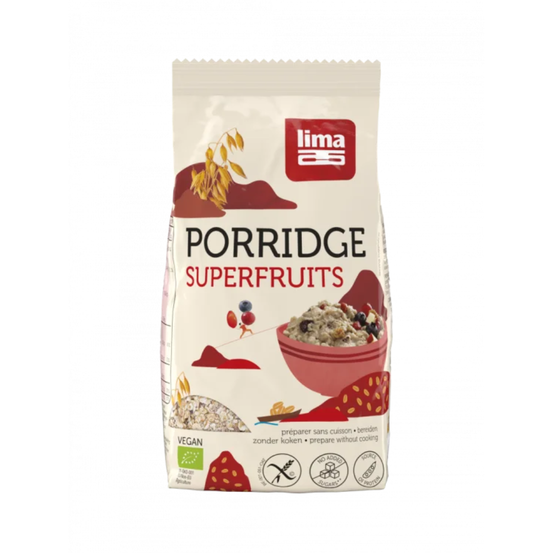 Porridge cu superfructe bio 350g Lima