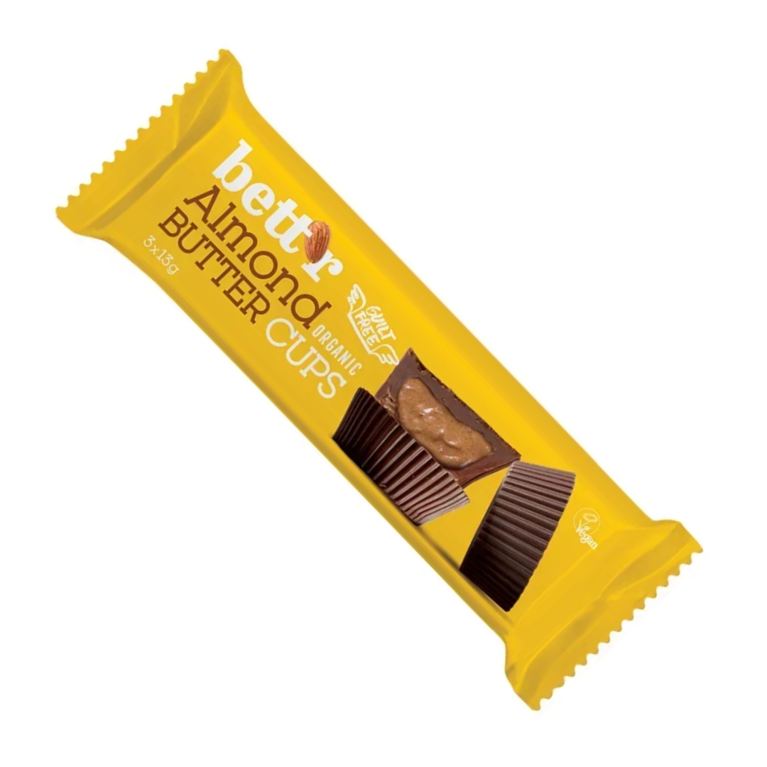 Praline cu crema de migdale bio 3buc x 13g Bettr