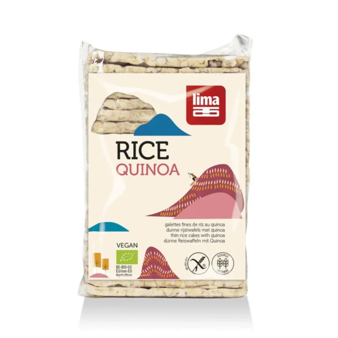 Rondele de orez expandat cu quinoa bio 130g Lima