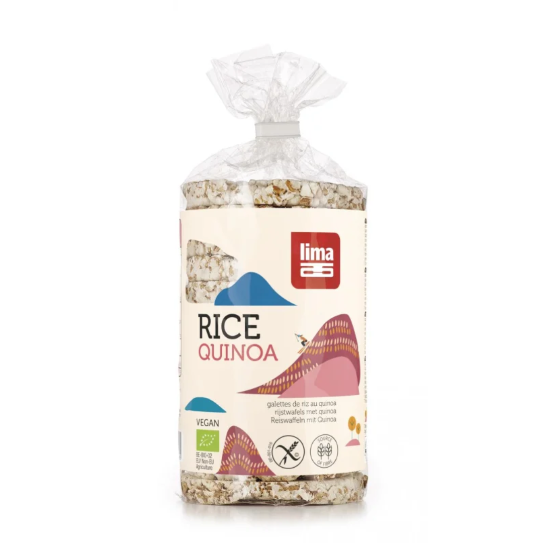 Rondele din orez expandat cu quinoa bio 100g Lima