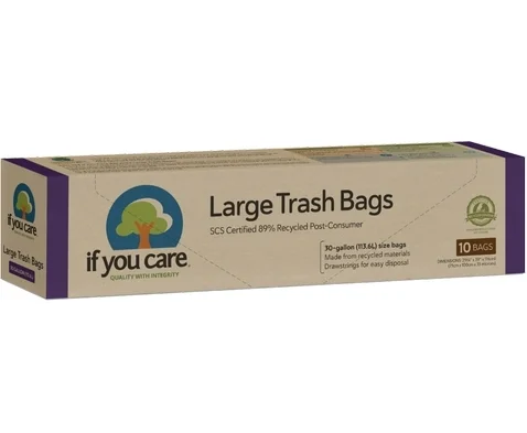 Saci menajeri din plastic reciclat 113.6l 10buc If You Care