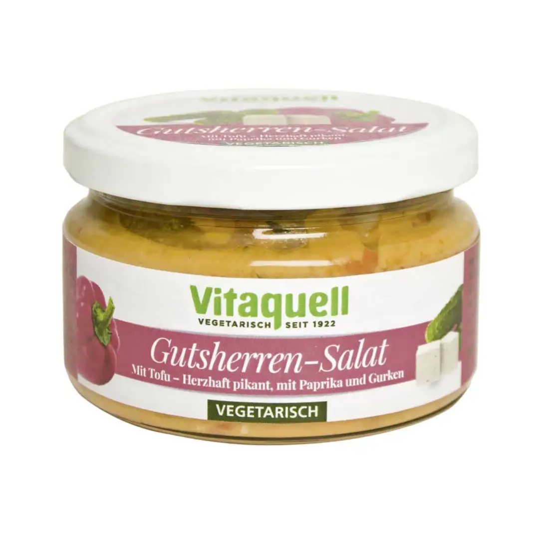 Salata boiereasca cu tofu, ardei si castraveti 200g Vitaquell