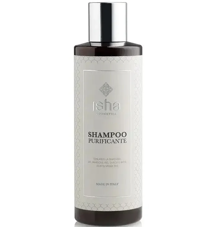 Sampon purificant cu argila ghassoul 200ml Isha