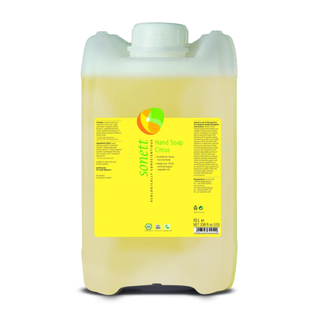 Sapun lichid pentru maini cu citrice ecologic 10l Sonett