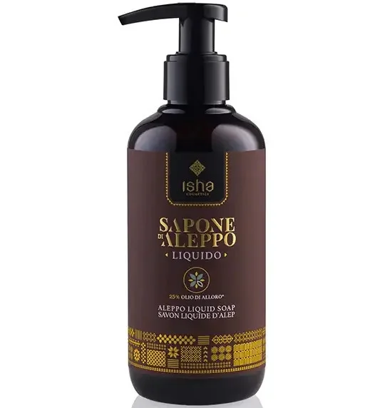 Sapun lichid de alep cu 25%ulei de dafin 250ml Isha