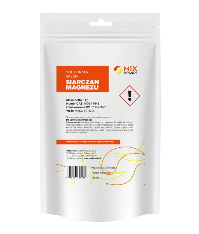 Sare amara – sare epsom – sulfat de magneziu 1kg Mix Brands