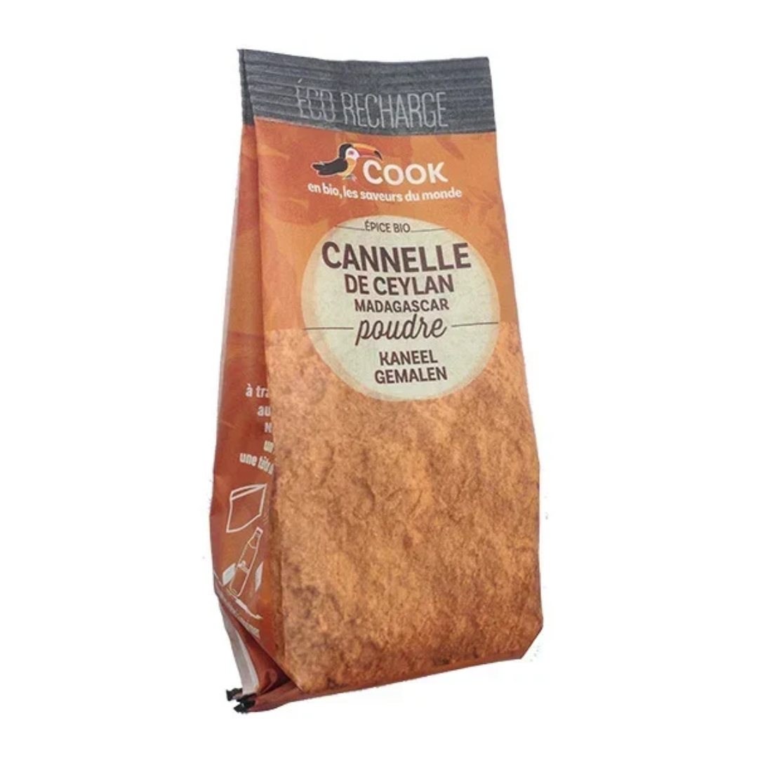 Scortisoara ceylon pudra bio 35g – refill Cook