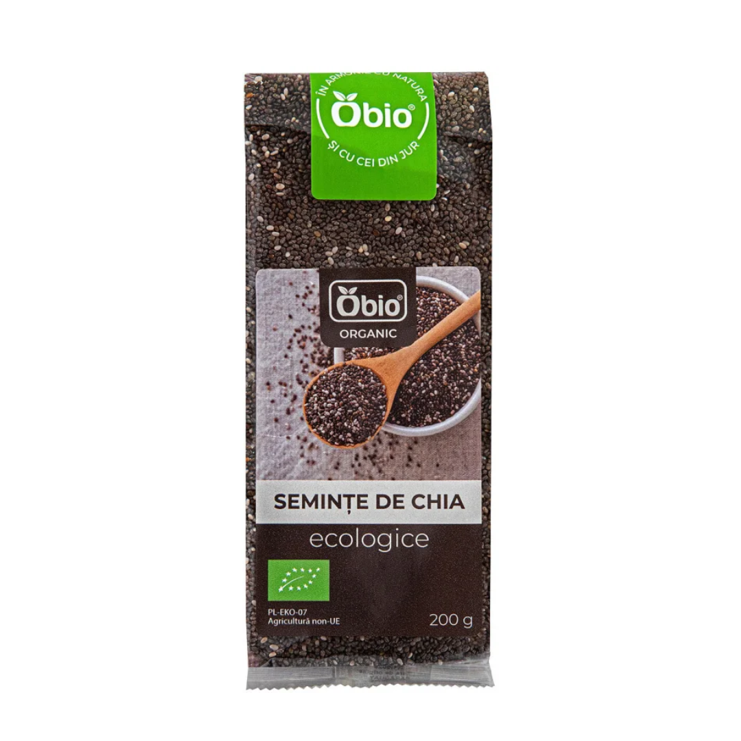 Seminte de chia bio 200g Obio