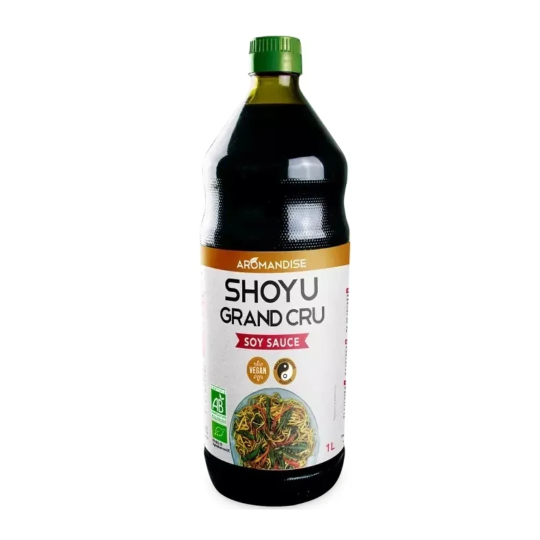 Sos de soia shoyu grand cru bio 1l Aromandise