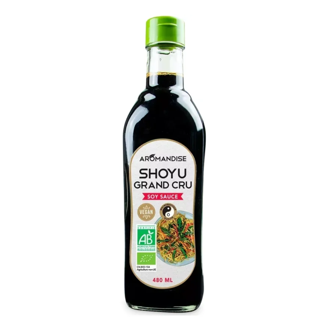 Sos de soia shoyu grand cru bio 480ml Aromandise