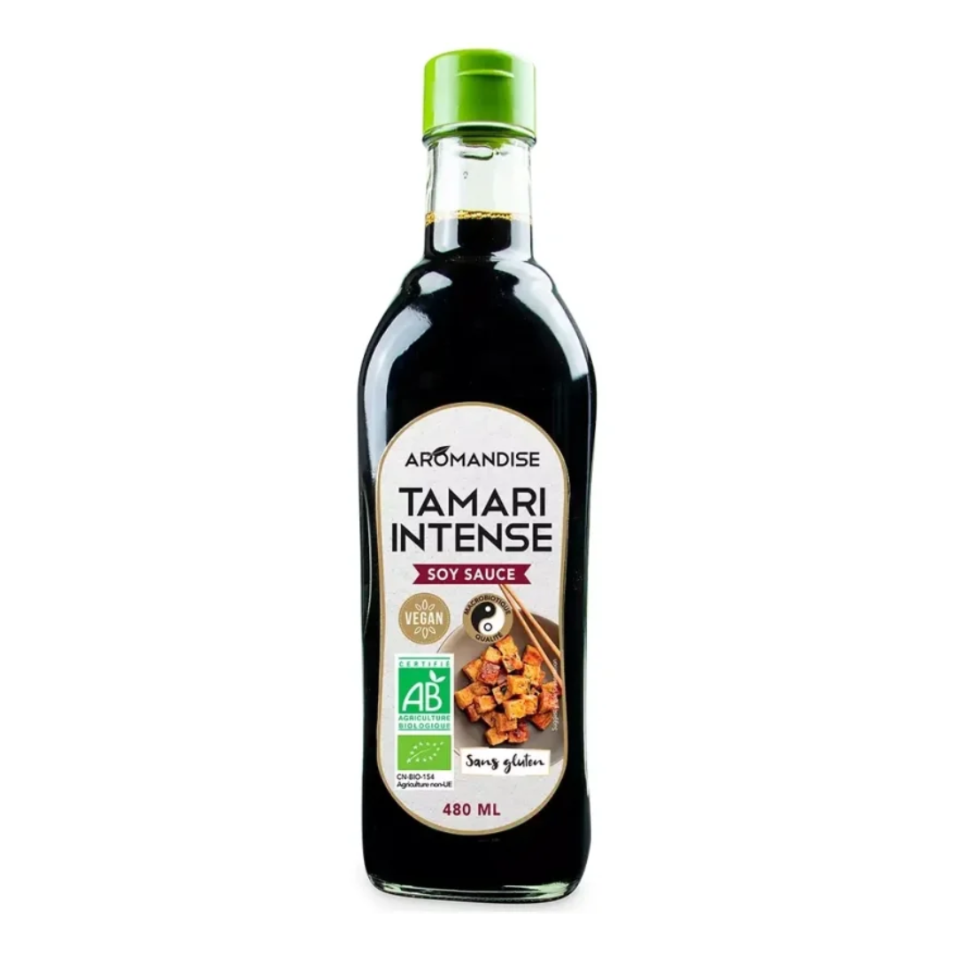 Sos de soia tamari intens bio 480ml Aromandise