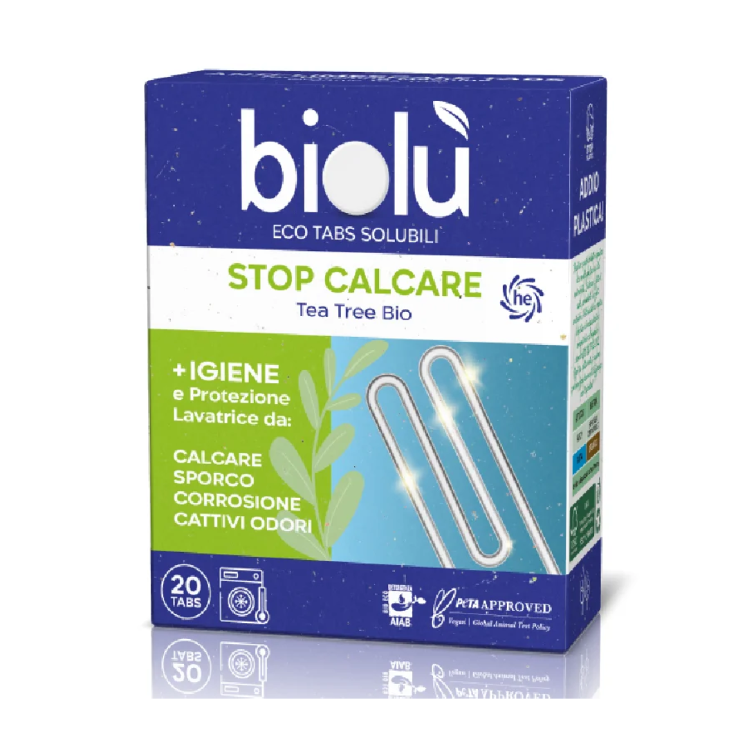Tablete anticalcar cu tea tree ecologice 20 bucati 47.5g Biolu