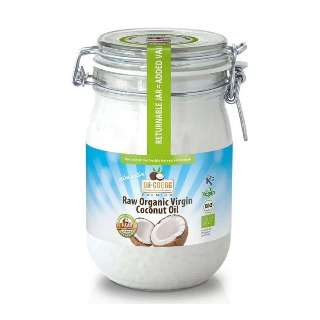 Ulei de cocos premium presat la rece bio 1000ml Dr. Goerg