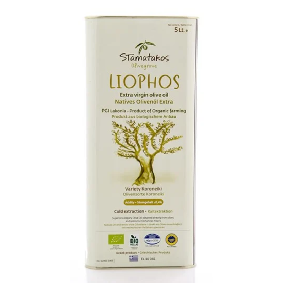 Ulei de masline extravergin liophos bio 5l Stamatakos Olivegrove