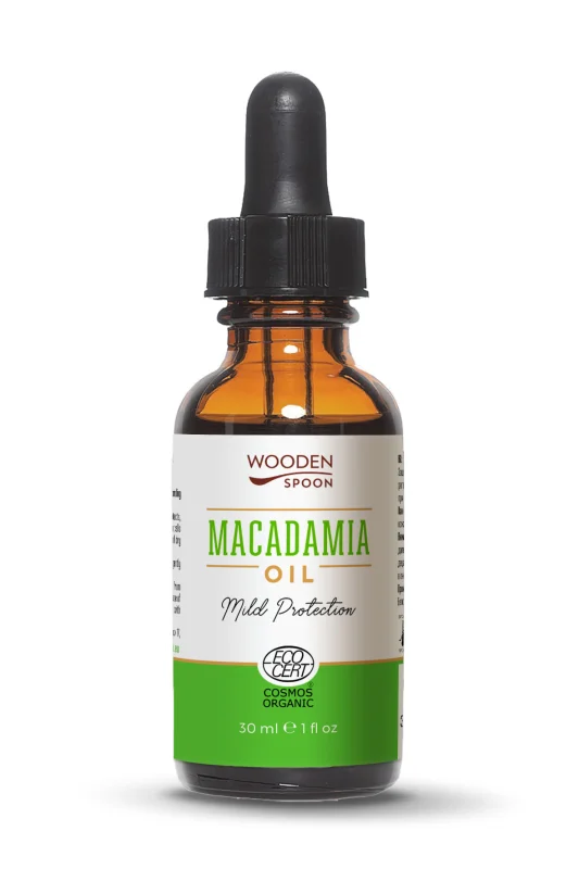 Ulei de macadamia ecologic 30ml Wooden Spoon