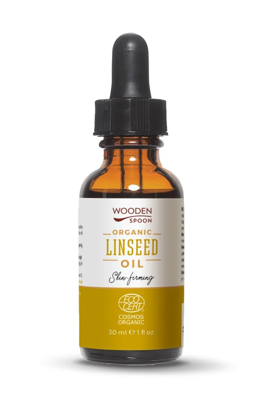 Ulei din seminte de in ecologic 30ml Wooden Spoon